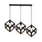 Vintage Style Loft Iron Metal Pendant (PL 0860-ME-BK)
