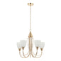 Chandelier Light Pendant Lamp Golden E27 Bulb 5 Lamp (PL 7003-27-05)