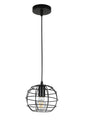 Retro Cage Pendant Light (PL 7160-02-BK)