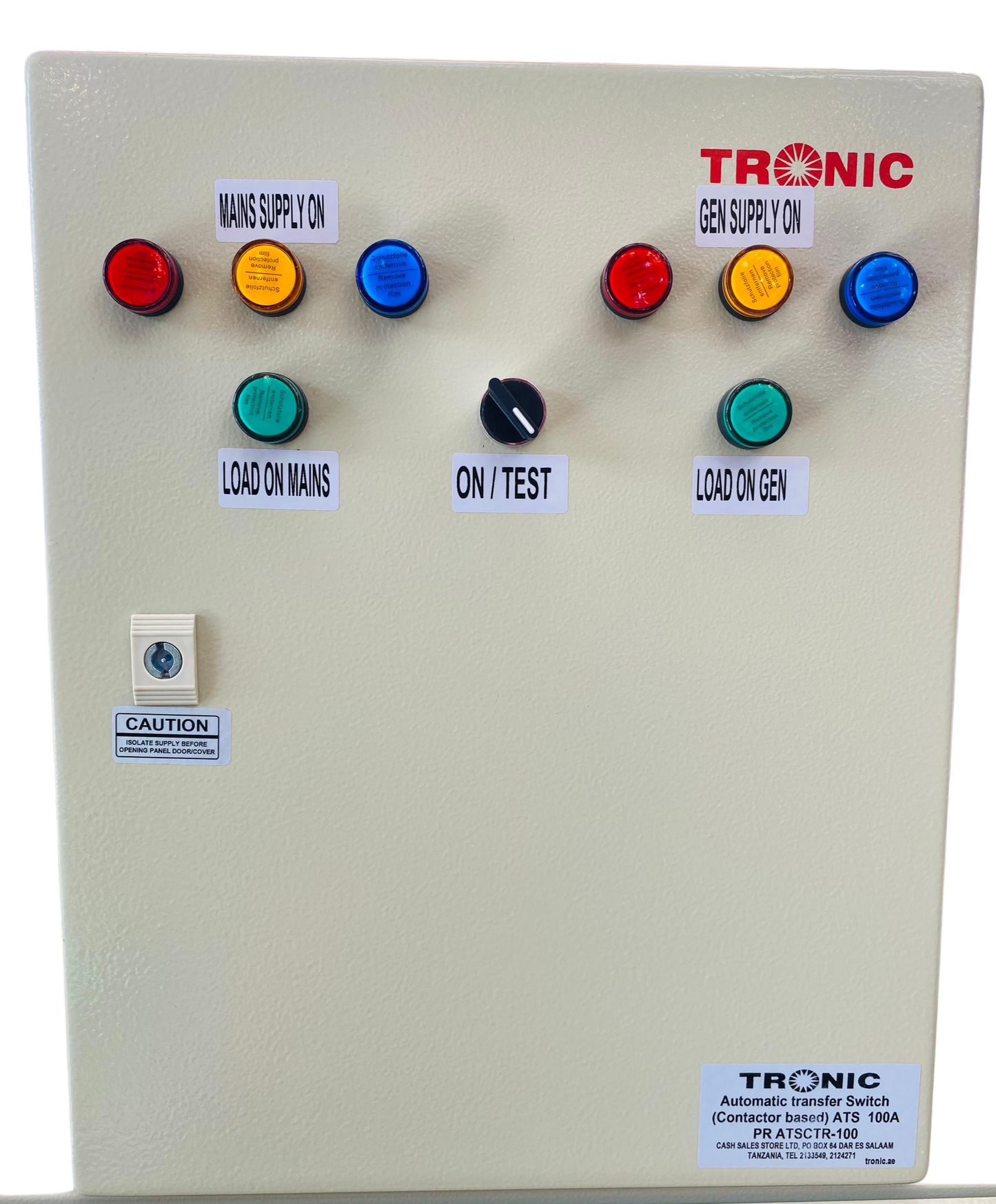 AUTOMATIC TRANSFER SWITCH (CONTACTOR BASED) ATS  100A