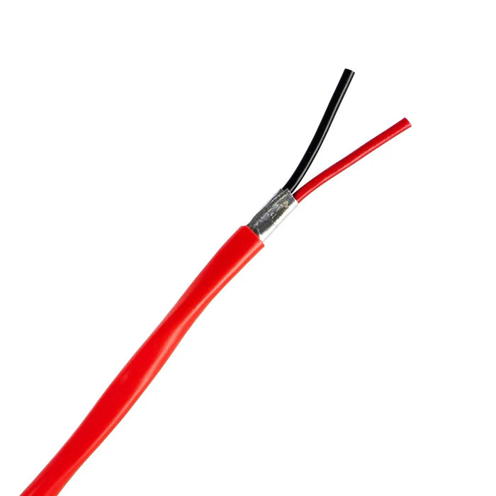 Fire Cable 1mm 2 Core Stranded Roll - 305 Meters (RG FIRE-01)