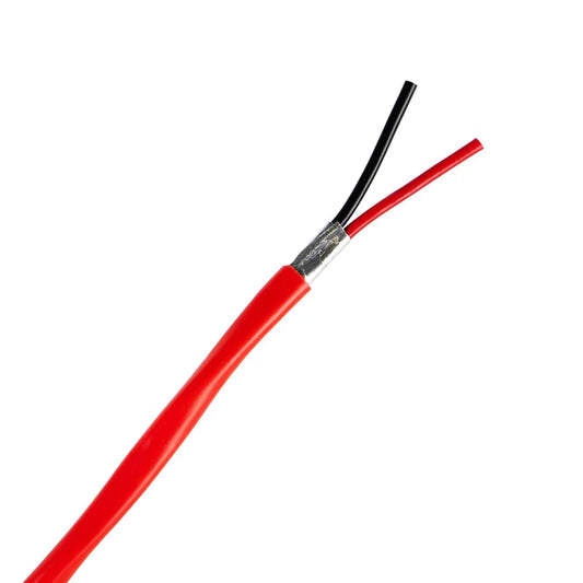 Fire Cable 1mm 2 Core Stranded Roll - 305 Meters (RG FIRE-01)