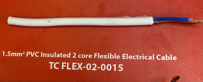1.5mm 2Core Flexible Power Cable (TC-FLEX-02-0015-)