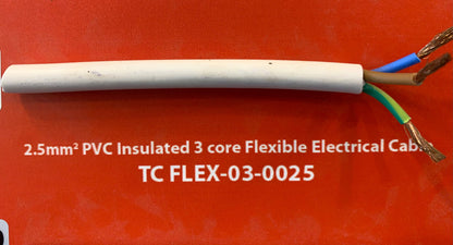 2.5mm 3Core Flexible Power Cable (TC FLEX-03-0025-)