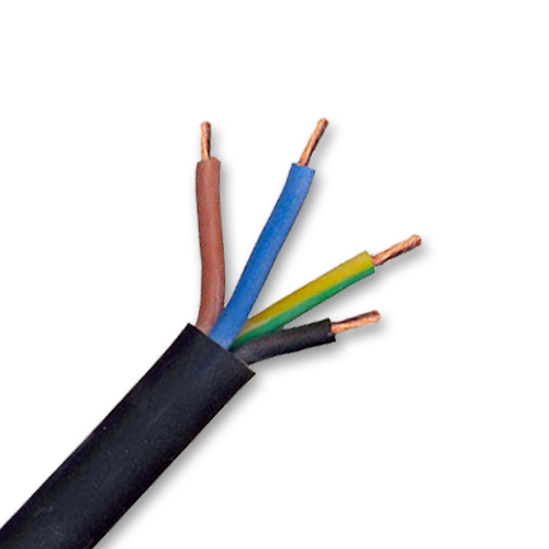0.75mm 4Core Flexible Power Cable - Per m (MT FLEX-04-0007-)