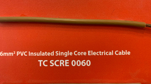 Power Cable Don'T Use Tri-Colour — TC SCRE 0060
