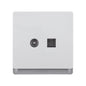 Premium CAT6 Single Data Outlet w/TV Socket - TD Range