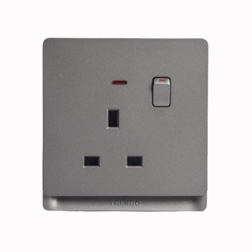 Premium Single Outlet screwless finish | TD Range (TD 5113-NE-)