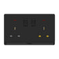 Premium 2-Gang Switched Socket with Neon - TD Range (TD 5213-NE-)