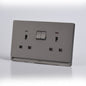Premium 2-Gang Switched Socket with Neon - TD Range (TD 5213-NE-)