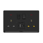Premium Double Socket with USB-A & Type-C (TD 5213-UB-)