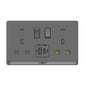 Premium Double Socket with USB-A & Type-C (TD 5213-UB-)