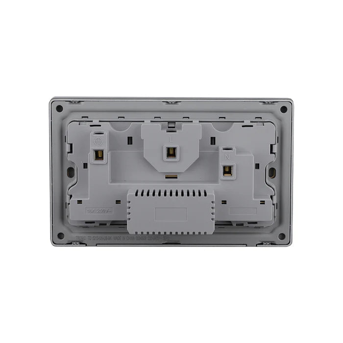 Premium Double Socket with USB-A & Type-C (TD 5213-UB-)