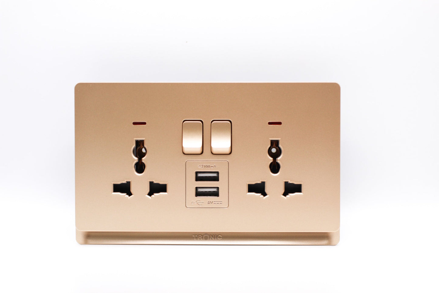 Premium Universal Double Outlet With USB | TD Range (TD 5213-UN-UB-)
