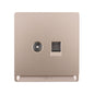 Premium CAT6 Single Data Outlet w/TV Socket - TD Range