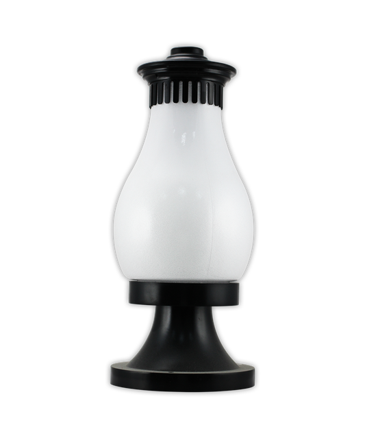 Lantern Shape Fitting Gate Light (TG LNTR-24-BK)