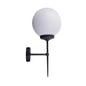 L-Shaped Black/Gold Globe Wall Light (TG GLBL-20-10-8-)