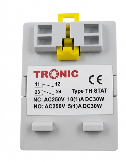 Mechanical Thermostat | DIN Rail | NC/NO Contacts | 0–60°C (TH STAT)