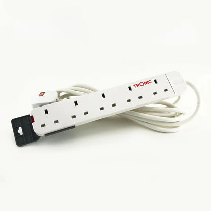 5-Way Extension Socket | 20A Custom Fit Power Strip (TR 7865)