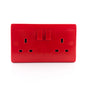 Twin Red Standard Socket (TR5213R)