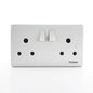 Round Double Twin Switch Socket 15A (TR5215)