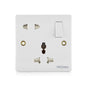 1Gang 16A Switch + 13A Outlet