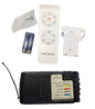 Power Supply And Remote W/Remote Wooden Fans White - DF WD56-BR-02-CO