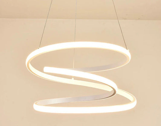 Modern Circular LED Pendant Light (WH 2021-0304-TC)