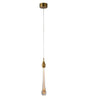 Elegant LED Pendant Light Contemporary Gold Drop Design (WH 2024-0201-11-TC)