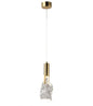 Modern Crystal Pendant Light Gold LED Fixture for Stylish Interiors (WH 2024-03-06-TC)