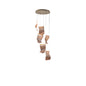 Artistic LED Pendant Chandelier Modern Flowing Design for Luxury Interiors (WH 2024-0406-12-TC)