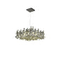 Modern Crystal Rectangular Chandelier 8 Lamp Luxury Lighting (WH 2024-2708-17-CH)