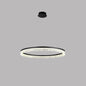 Modern Circular LED Pendant Light - Crystal Design (WH 2024-38-14-TC)