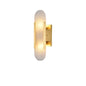 Luxury Marble Wall Lamp with Gold Frame (WH 2024-G902-23-TC)