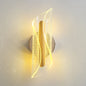 Golden Decorative Wall Light with Clear Acrylic Accent – 5W LED (WH 2509-GO-TC)