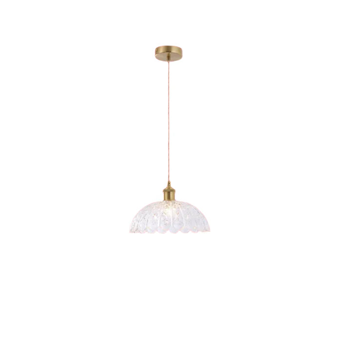 Vintage Clear Glass Pendant Lamp (PL 2024-07-GL-CL)