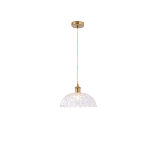 Vintage Clear Glass Pendant Lamp (PL 2024-07-GL-CL)