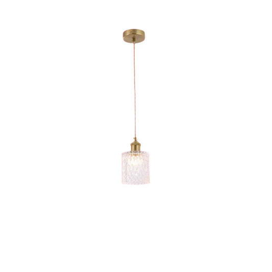 Elegant Crystal Pendant Light 1*E27 (PL 2024-11-GL-CL)
