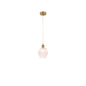 Diamond-Cut Glass Pendant Light 1*E27 (PL 2024-14-GL-CL)