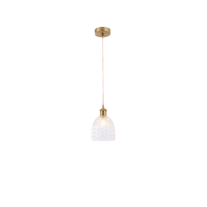 Mosaic Crystal Glass Pendant Light 1*E27 (PL 2024-16-GL-CL)
