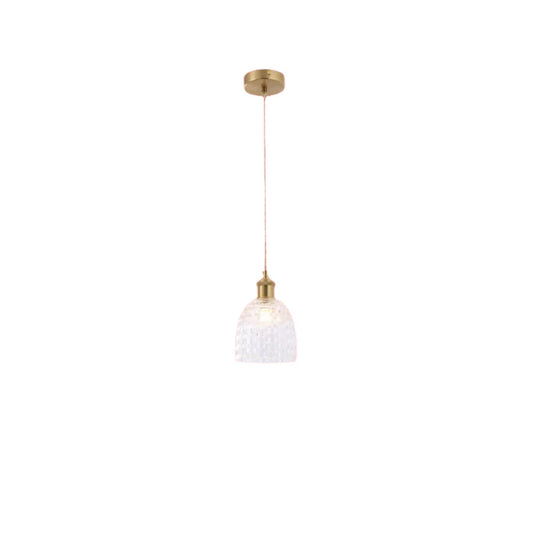 Mosaic Crystal Glass Pendant Light 1*E27 (PL 2024-16-GL-CL)