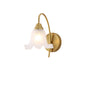 Elegant Gold Wall Light with Frosted Glass Shade (PL 6400-27-01)