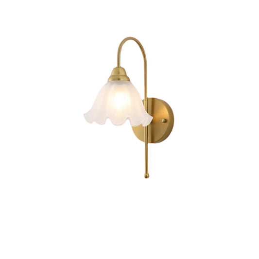 Elegant Gold Floral Wall Light (PL 6402-27-01)