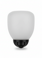 White Tinted Glass Wall Light (TG MONN-25-10-3B)