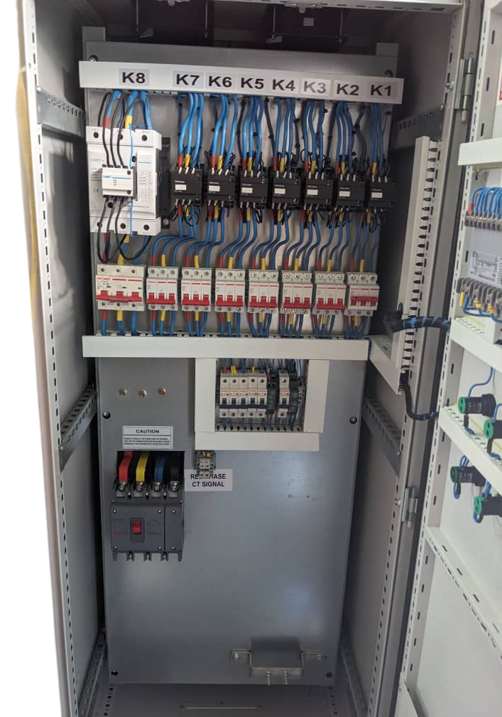 Automatic Power Factor Correction 100 KVAR 8 Steps