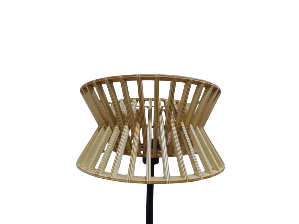 Floor Lamp E27 - Modern Wood Design E27 (PL 1106-1F)