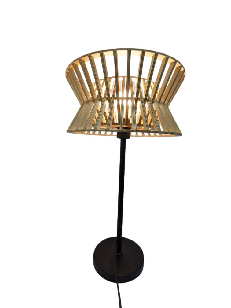 Floor Lamp E27 - Modern Wood Design E27 (PL 1106-1F)