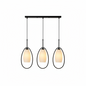 Wall Lamp Black & White | Iron & Glass  E27 (PL 1164-03-BK)